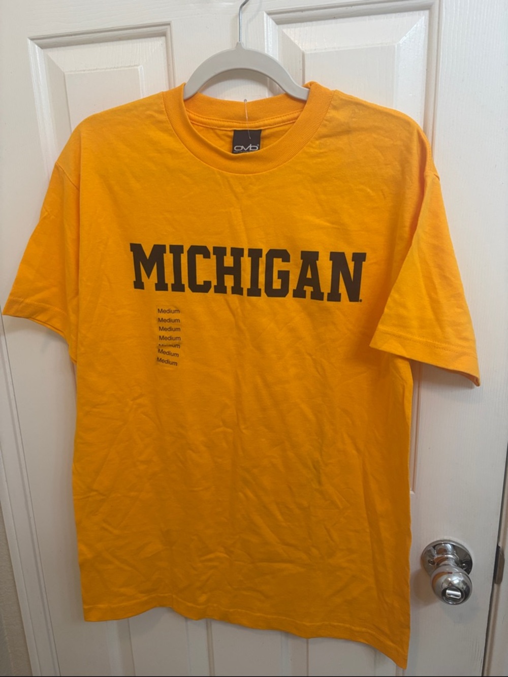 Classic Michigan Short Sleeve Tee in Gold